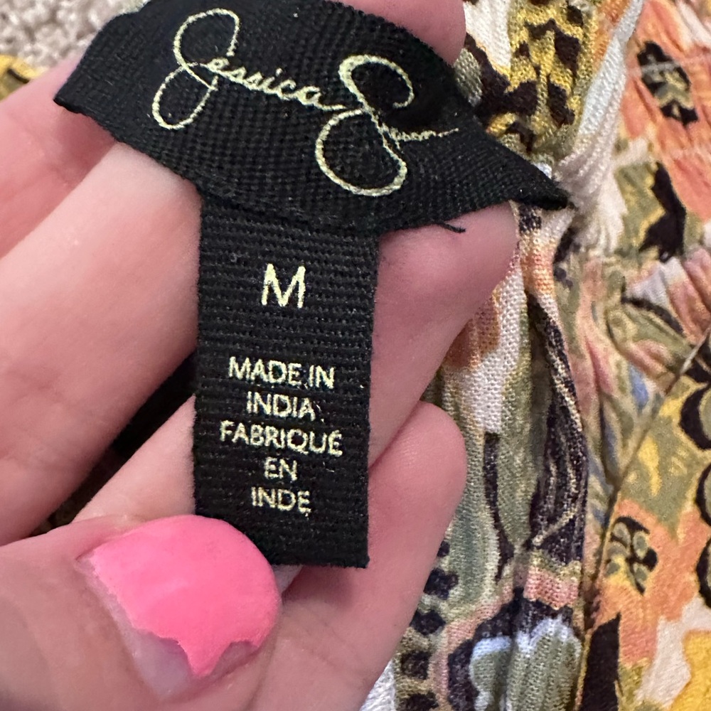 Jessica Simpson Shaye Floral Wide Leg Pants - Picture 5 of 8